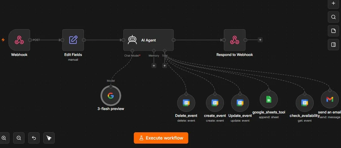 n8n workflow screenshot